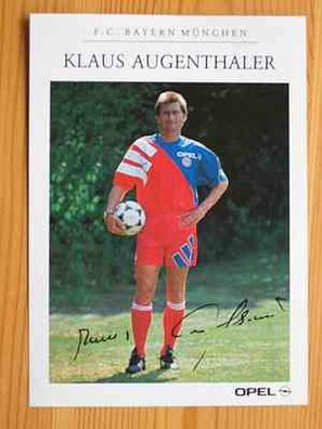 FC Bayern München Klaus Augenthaler - Autogramm!!!
