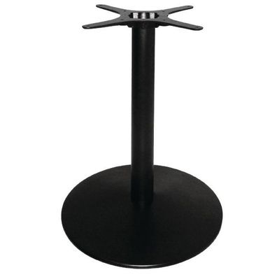 Bolero Tischfuß rund aus schwarzem Gusseisen 550mm