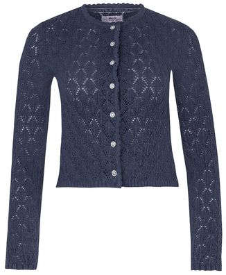 Trachtenstrickjacke Waldstetten navy