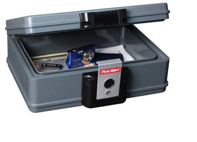 First Alert Feuer- und wasserfeste Dokumentenbox, feuerfeste Geldkassette 3 Größen