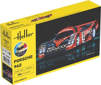 Heller 1:43 56109 Starter KIT Porsche 962