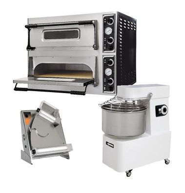Prismafood Pizzaofen Profi44 Teigausroller Prisma420 Teigknetmaschine IBT20 neu