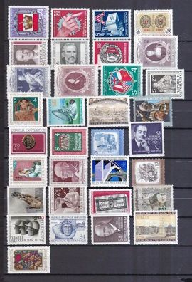 Österreich postfrisch Jahrgang 1980 siehe Bild