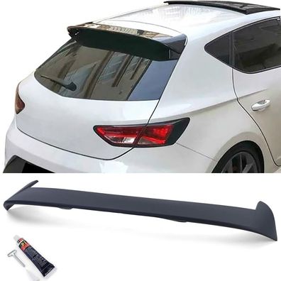 Sport Dach Heckspoiler Performance Schwarz Matt passend für Seat Leon 3 5F 12-20