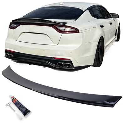 Sport Heckspoiler Lippe Schwarz Glanz passt für Kia Stinger 2017-2023