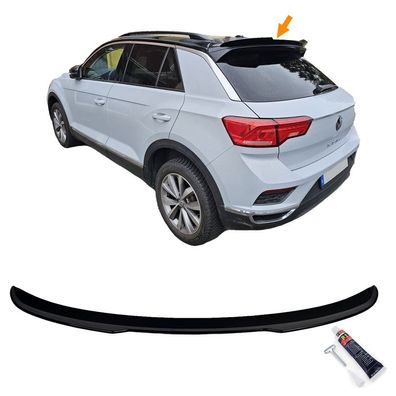 Dachspoiler Heckspoiler Sport Schwarz Glanz passend für VW T-Roc ab 2017