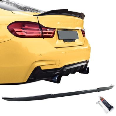 Heckspoiler Ducktail Carbon Look passend für 4er BMW F32 Coupe 2013-2021