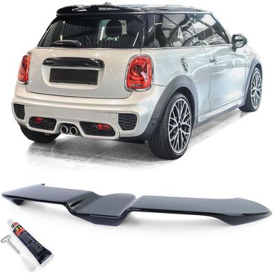 Dach Heckspoiler Schwarz Glanz passt für Mini One Cooper F56 ab 2014