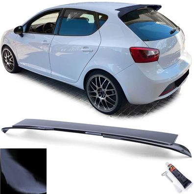 Dach Heckspoiler Performance Schwarz Glanz für Seat Ibiza 6J 6P 5-Türer 08-17