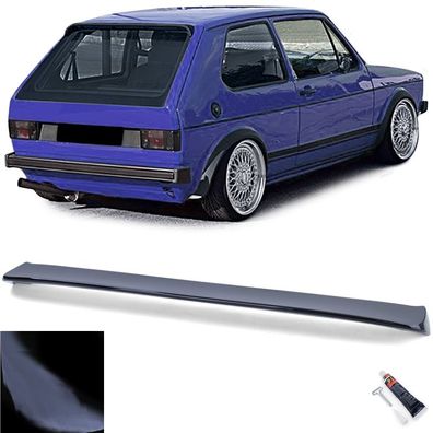 Dachspoiler Heckspoiler GTI Schwarz Glanz für VW Golf 1 74-85
