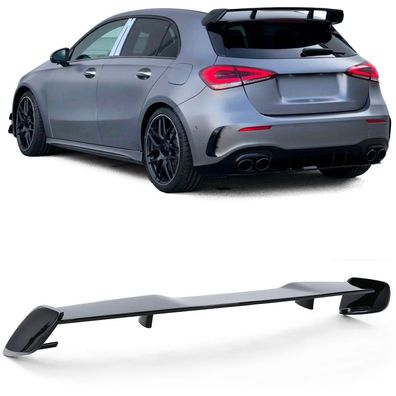 Dach Heckspoiler Sport Optik Schwarz Glanz für Mercedes A Klasse W177 ab 18