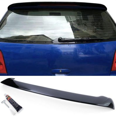 Heckspoiler Dachspoiler Schwarz Glanz für VW Polo 4 9N 9N3 01-09