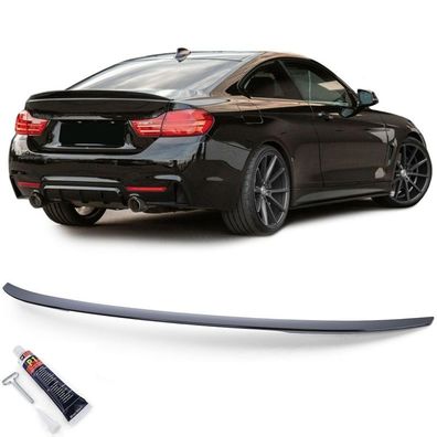 Heckspoiler Lippe Performance Schwarz Glanz mit ABE für 4er BMW F32 Coupe 13-20