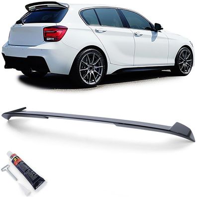 Dach Heckspoiler Sport Schwarz Glanz für BMW 1er F20 F21 Vorfacelift 11-15