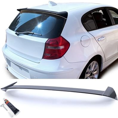 Dachspoiler Heckspoiler Sport Schwarz Glanz passend für BMW 1er E81 E87 04-12