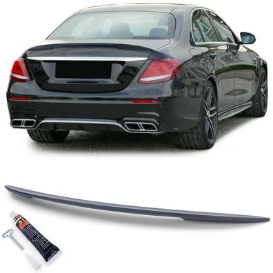 Sport Heckspoiler Lippe mit ABE für Mercedes E Klasse Limousine W213 2016-2020