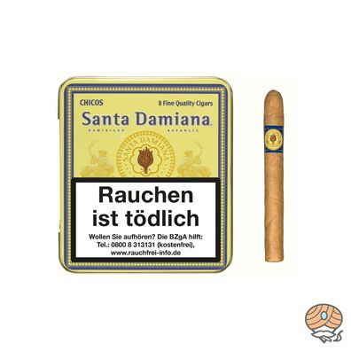 Santa Damiana Chico Zigarren Dominikanische Republik Inhalt 8 Stück