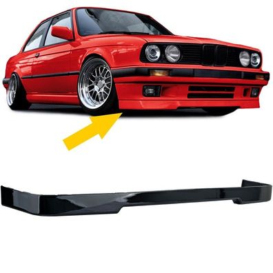 Front Spoiler Lippe Unterbauspoiler GLANZ Stoßstange für 3er BMW E30 87-94