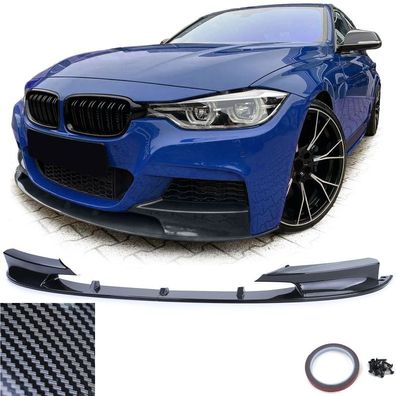 Frontspoiler Lippe Performance Carbon Look passend für 3er BMW F30 F31 11-19