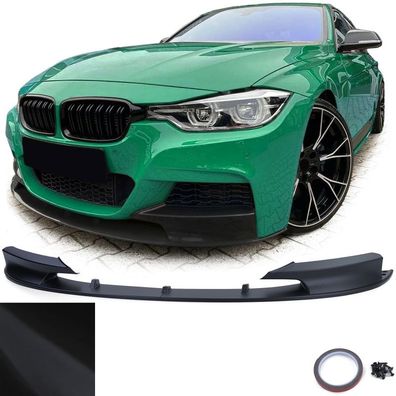 Frontspoiler Lippe Ansatz Performance Matt passend für BMW 3er F30 F31 11-19