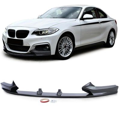 Front Spoiler Lippe Performance Carbon Look passend für 2er BMW F22 F23 13-21