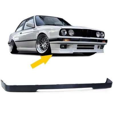 Front Spoiler Lippe Unterbauspoiler passend für Stoßstange für 3er BMW E30 87-94