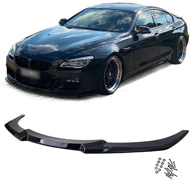 Front Spoiler Lippe Performance Schwarz Glanz passt für 6er BMW F12 F13 F06
