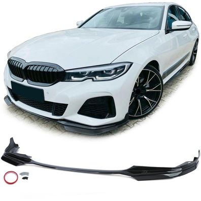 Frontspoiler Lippe Performance Schwarz Glanz passt für 3er BMW G20 G21 2019-2022