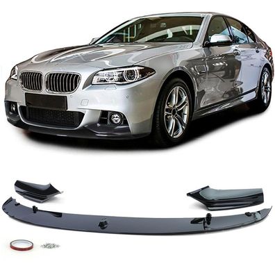 Spoiler Lippe Ansatz Stoßstange Performance Glanz Optik passend für BMW F10 F11