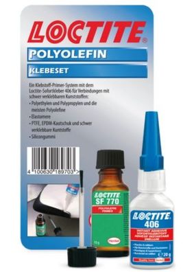 Loctite 406/SF 770, 20g/10ml, Sofortklebstoff inkl. Primer