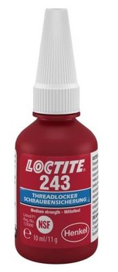 Loctite 243, 10ml, Schraubensicherung mittelfest