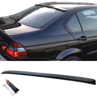 Dachspoiler Heckscheibenblende Schwarz Glanz für 3er BMW E46 Limsouine 98-05