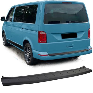 ABS Ladekantenschutz Stoßstange Schwarz für VW Bus T5 T6 mit Heckklappe