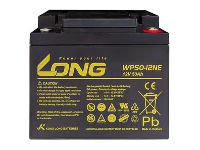 WP50-12NE Kung Long Pb Akku 12V 50Ah AGM wartungsfrei zyklenfest