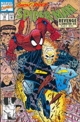 Spiderman # 18 (Erik Larsen, guest: Ghost Rider) (USA, 1992)