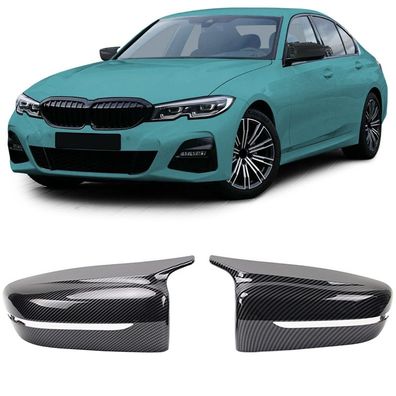 Austausch Spiegelkappen Carbon Look passt für BMW G20 G21 G30 G31 G11 G14 G15