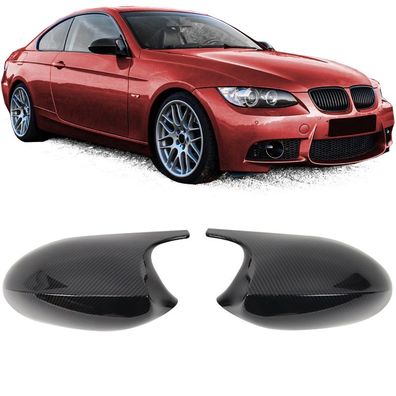 Austausch Spiegelkappen Carbon Look passt für 3er BMW E92 E93 Vorfacelift