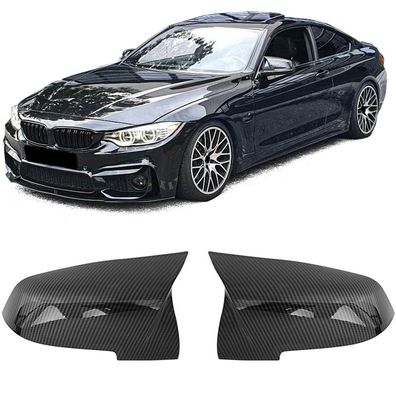 Austausch Spiegelkappen Carbon Look passt für 3er BMW F30 F31 F34 2011-2020