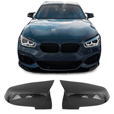 Austausch Spiegelkappen Carbon Look passt für 1er BMW F20 F21 2er F22 F23
