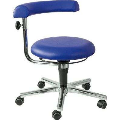 ErzieherIn Stuhl Blau 34-41 Cm Rollbar
