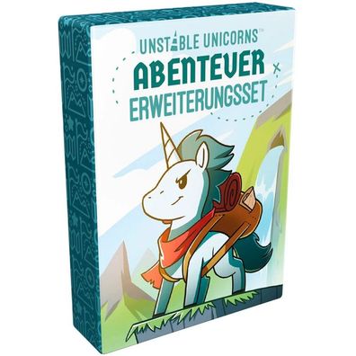 Asmodee Unstable Unicorns - Abenteuer Erweiterungsset, Kartenspiel (Erweiterung)