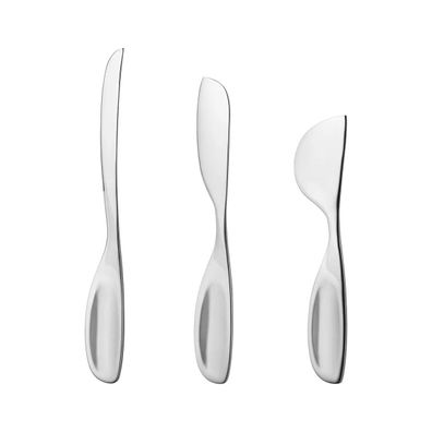 Georg Jensen 3390214 Käse Messer-Set Alfredo aus Edelstahl