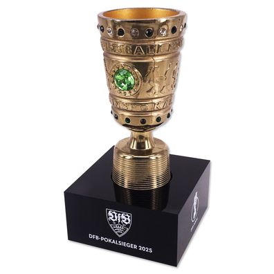 VfB Stuttgart Mini DFB-Pokal 100?mm – Pokalsieger 2025 Replik