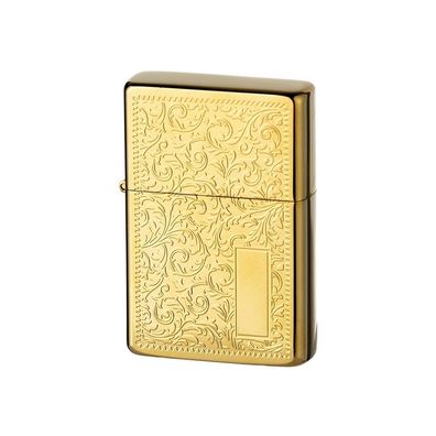 Angel Benzin Sturmfeuerzeug Venetian gold in der Metallbox, unbefüllt