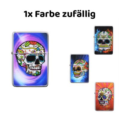 Atomic Reibrad Feuerzeug "La Catrina" 3D, 1x Farbe zufällig