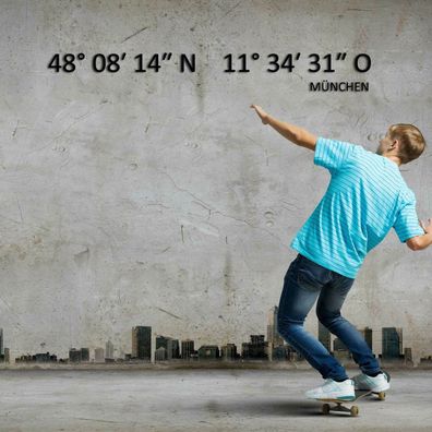 Wunschkoordinaten Wanddekoration - Persönliche Akzente für Ihr Zuhause