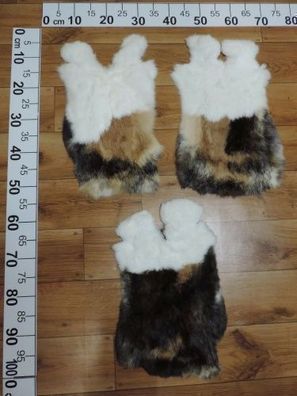 TOP XXL Kaninchenfell Kaninchen Fell Kanin Pelz Rasse: Holländer Japaner weiß