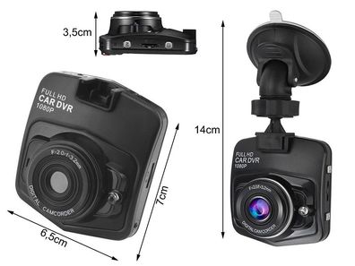 Dashcam HD 1080P KFZ Auto Kamera Unfall Video Cam Carcam Nachtsicht Auto PKW LKW