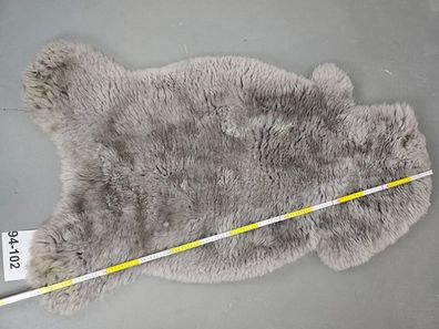 Schaffell grau geschoren XXL Unikat 94-102