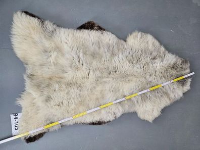 Schaffell multicolor XXL Unikat 94-105